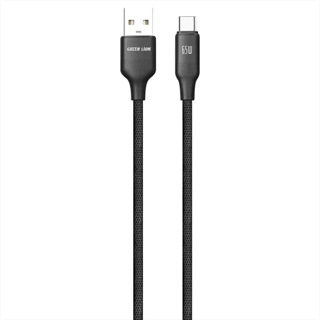 Green Lion USB-A to Lightning TPE 1M Cable 12W - Black