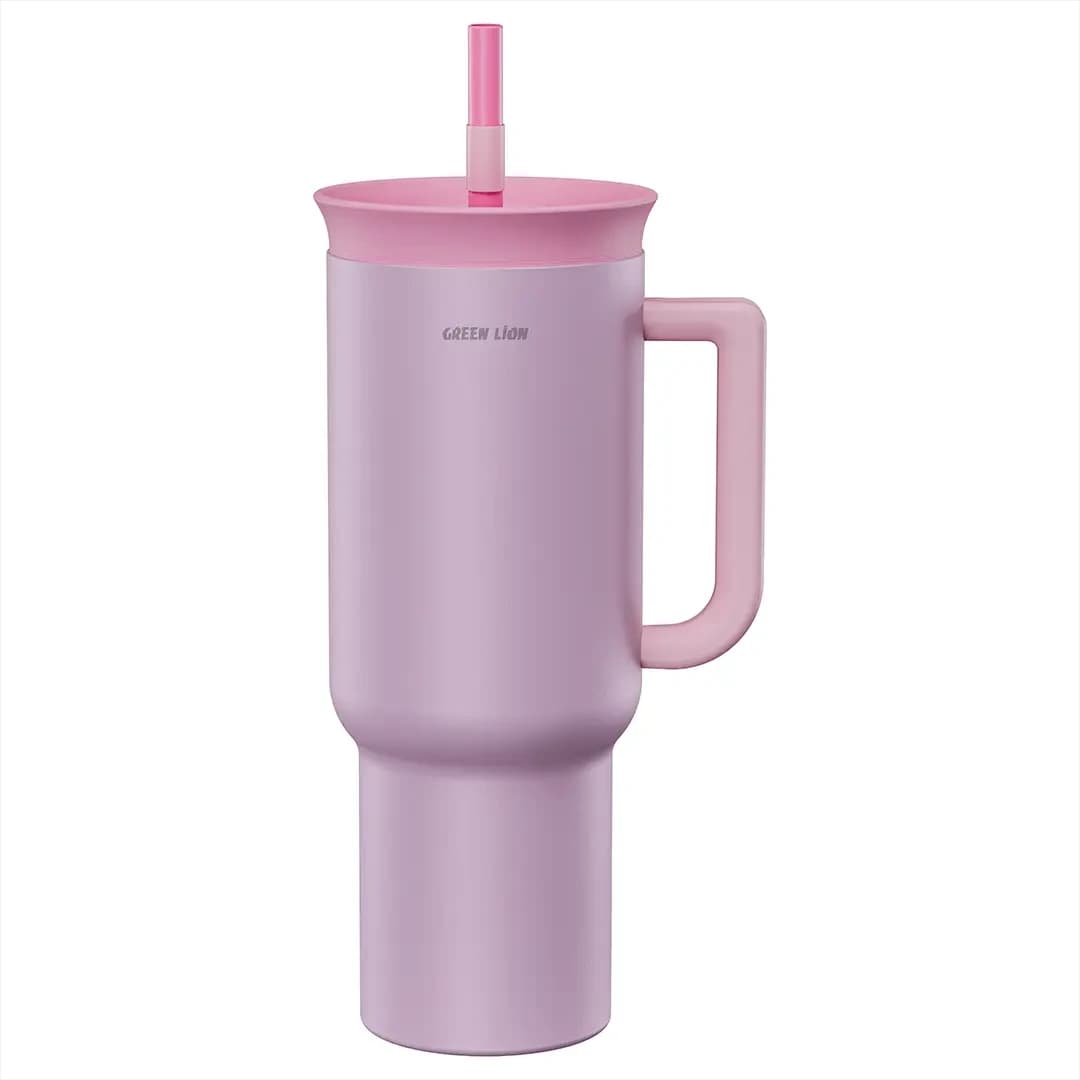 Green Lion Brighton Vacuum Travel Mug 1200ML - Pink