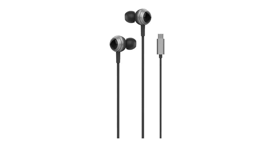 Green Lion Stereo X70 Wired Earphone 1.2m Type-C - Black