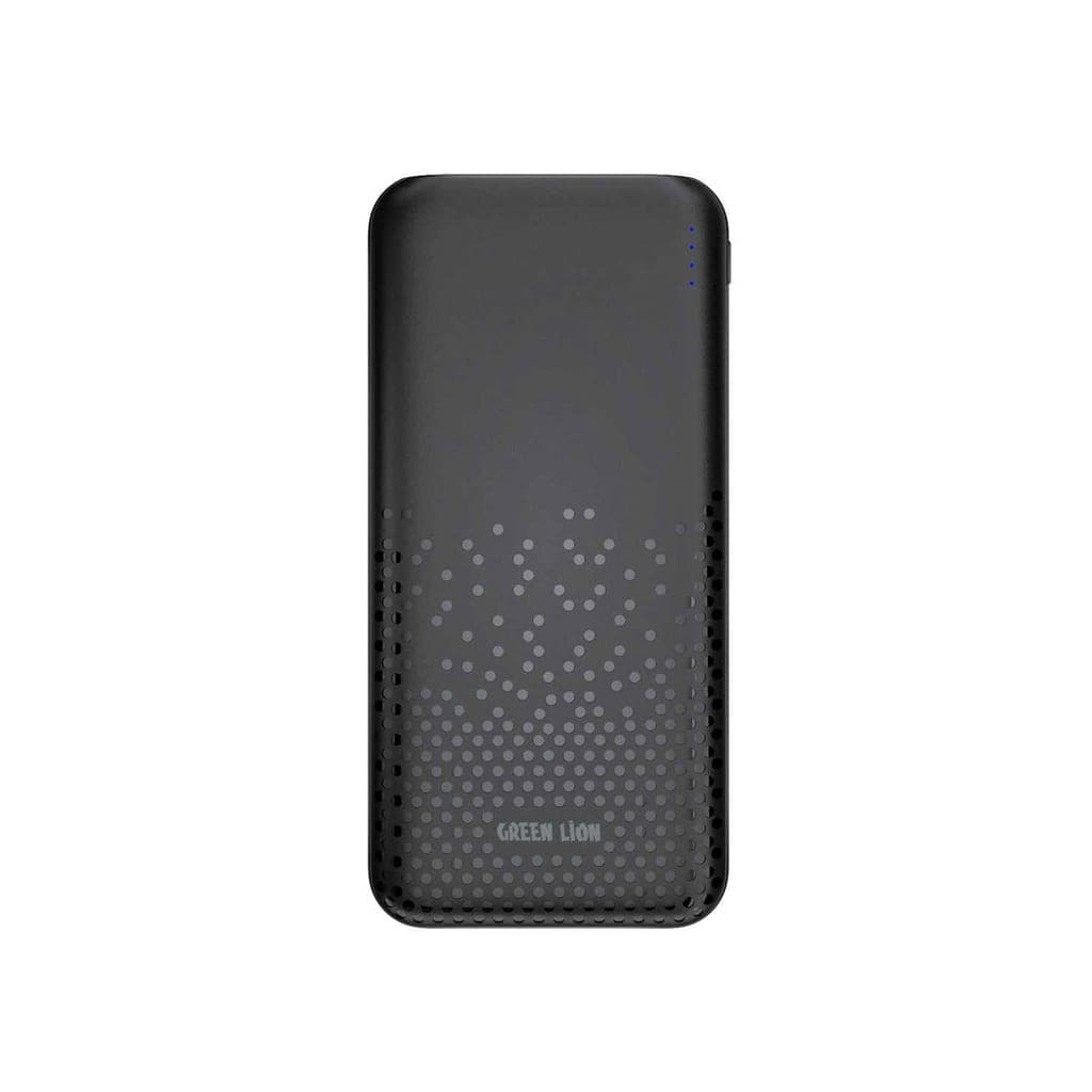 Green Lion Rome Ultra Slim Power Bank 10000mAh - Black