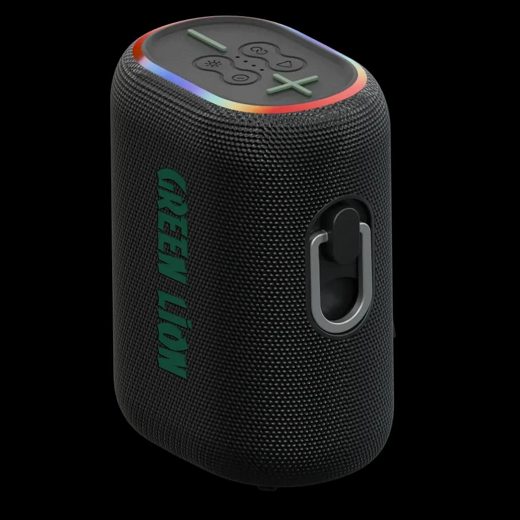 Green Lion WAVE 10 Speaker with 5000mAh Power Bank - Black