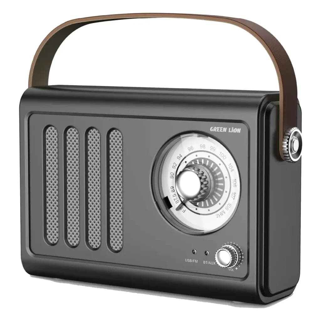 Green Lion VINTAGE Radio Speaker - Black