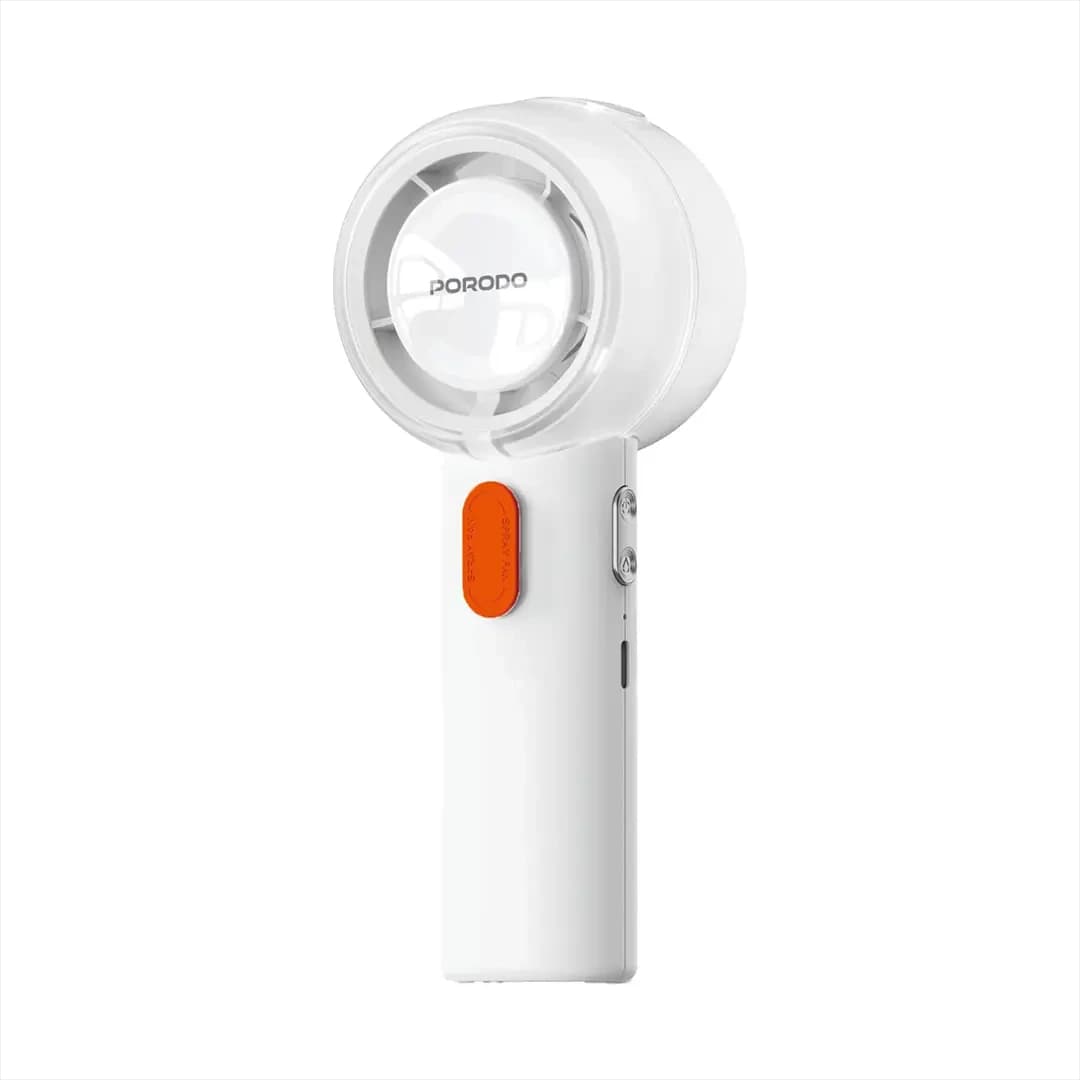 Porodo Lifestyle Chillo Mista Handheld Mist Fan - White