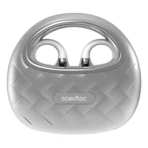 Porodo TWS Earbuds, Titanium Drivers, Silicon Mic, 3C Fast Charging, 5.5H Battery - Silver